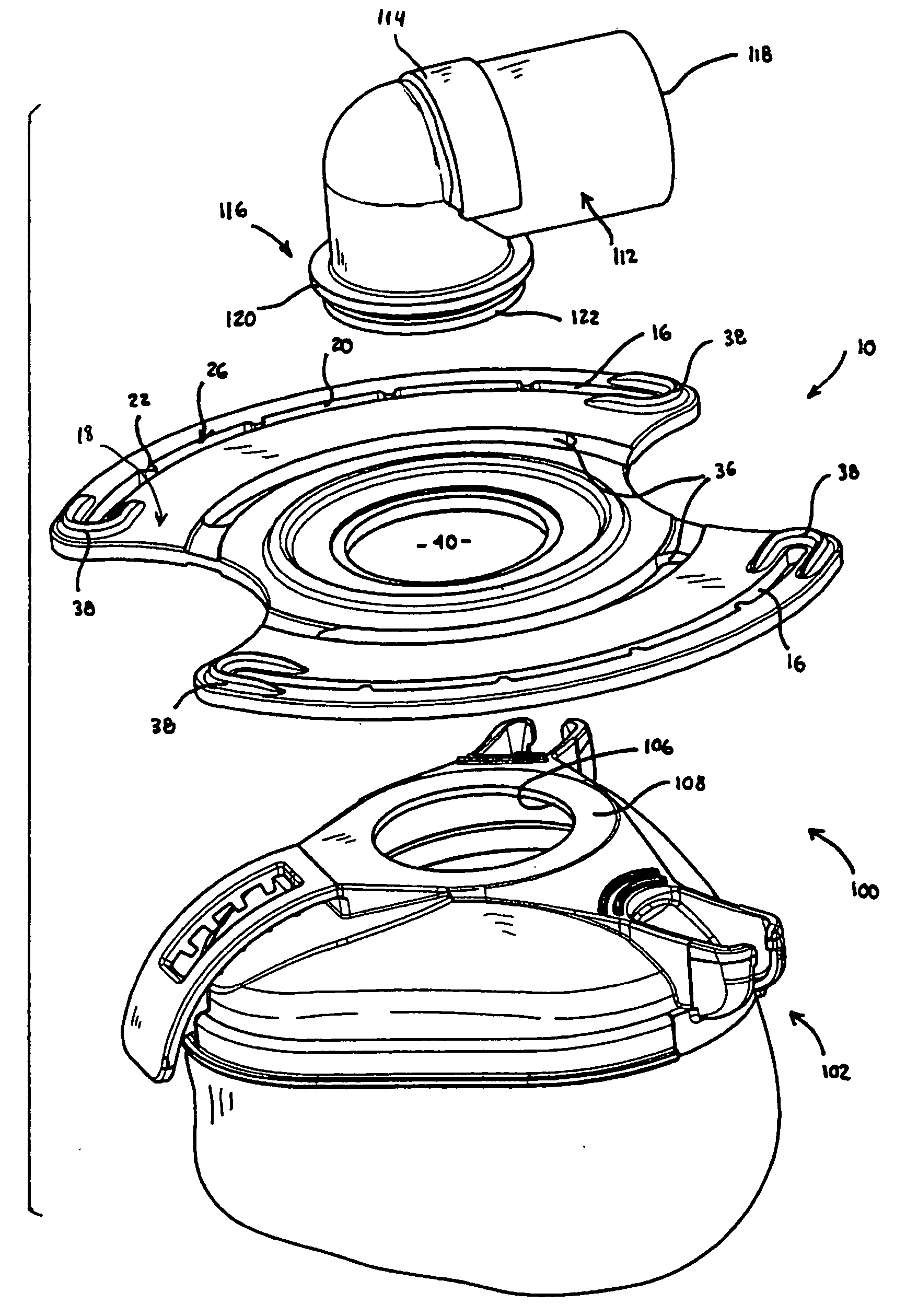 Patient interface device with universal headgear mounting member