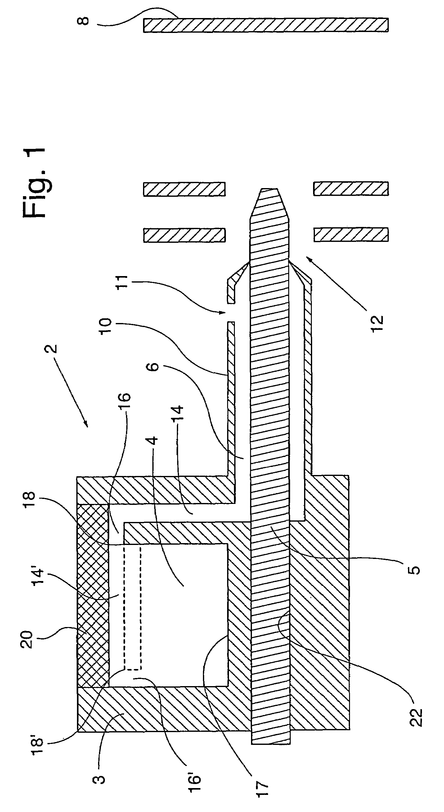 Device for visually indicating a blood pressure