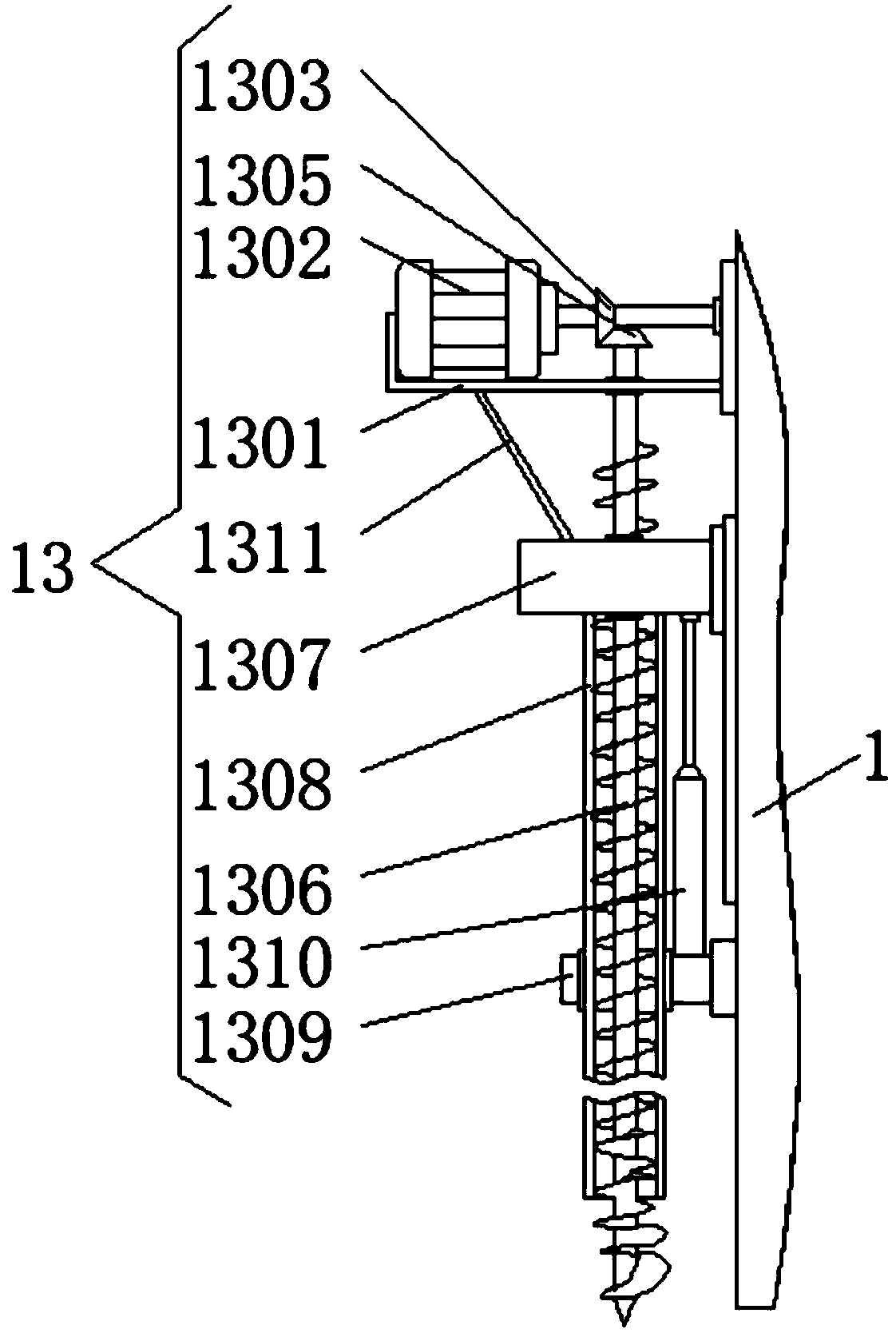 Soil collecting device with storage and detection functions