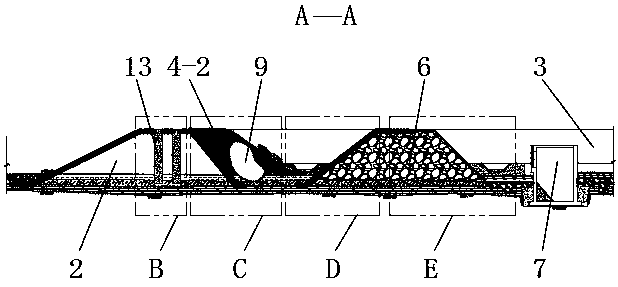 Cofferdam structure for water taking head structure construction in river and construction method thereof