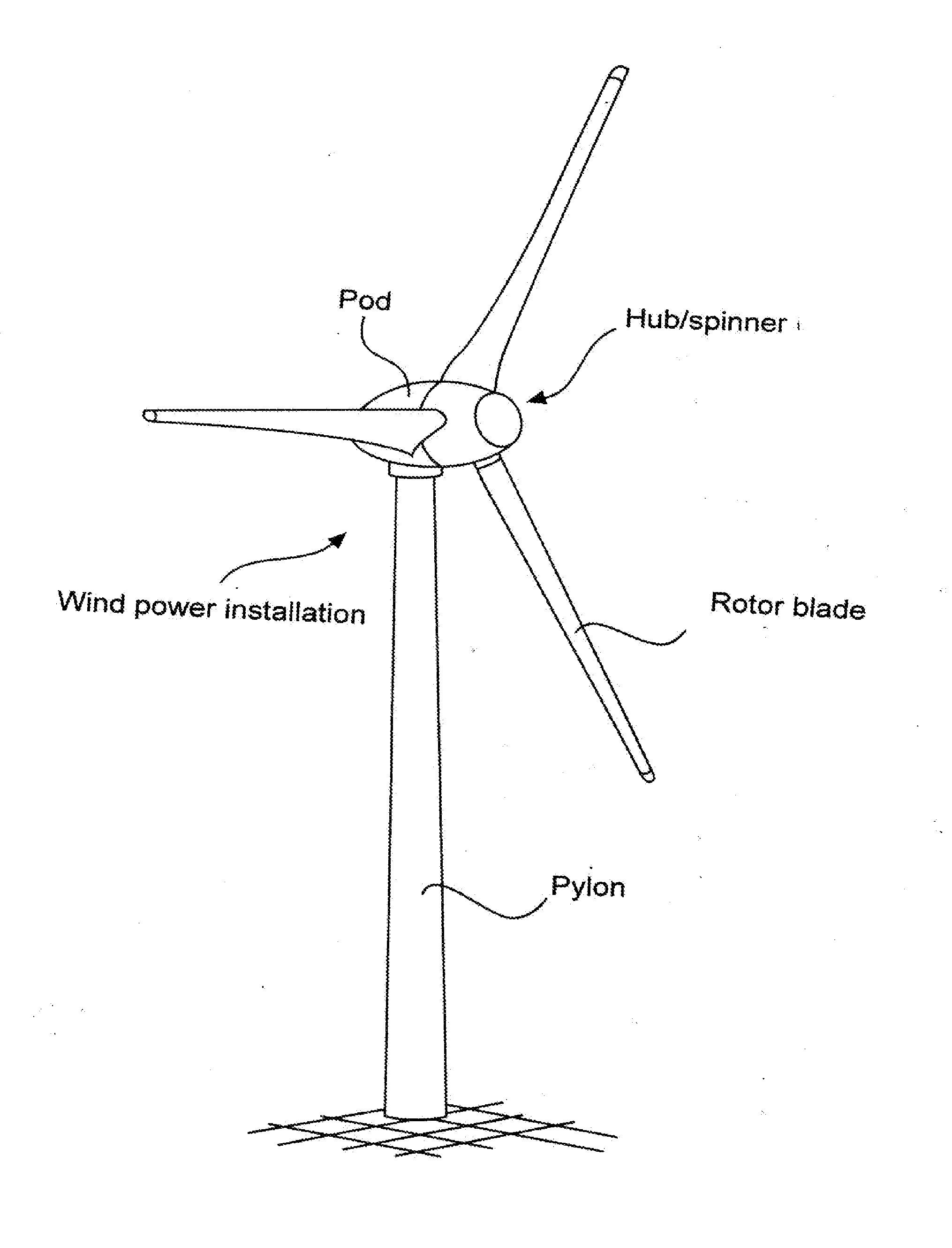 Wind turbine generator system and method for operating a wind turbine generator system