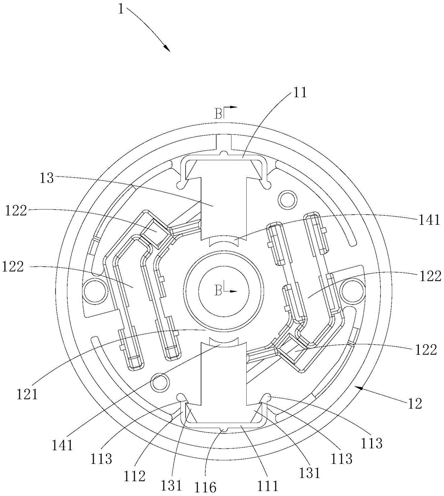 Brush buckle and motor end cover and motor with the brush buckle