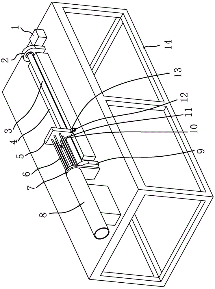 Expansion connection device for heat exchange pipes and heat radiating fins