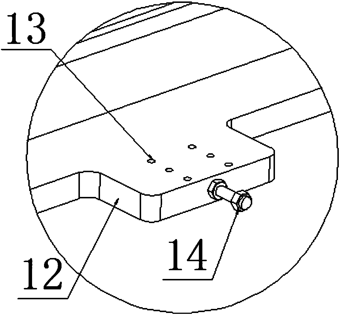 Vermicelli hanging and air-drying device used for vermicelli processing