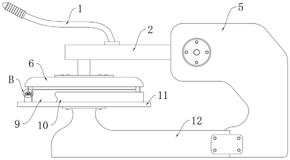 A constant pressure stable heat transfer method for a manual heat press machine for flexible materials