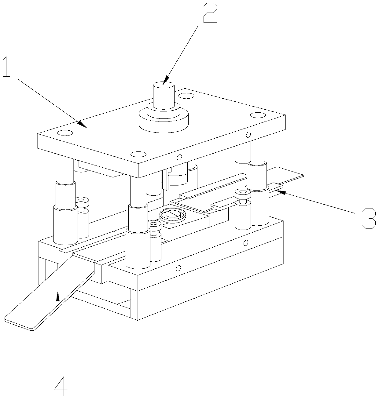 Burr-free stamping die