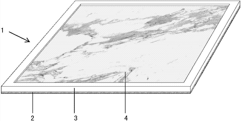 Printing screen for ceramic tile decoration and manufacturing method thereof