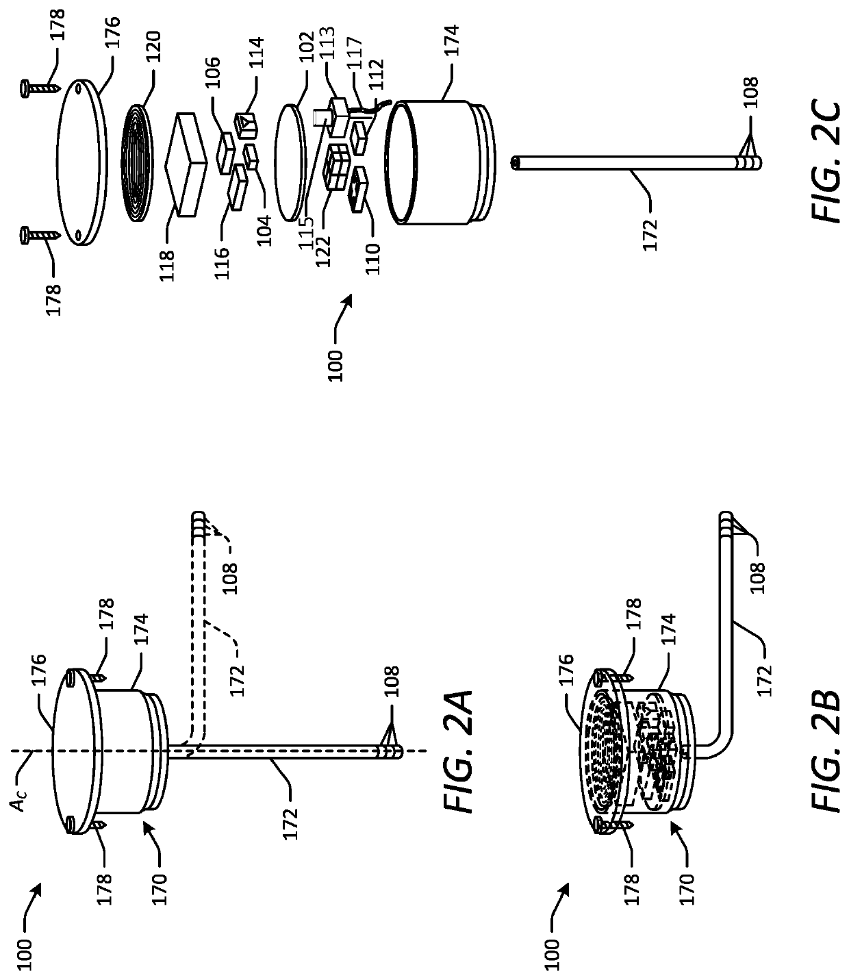 Implantable devices and related methods for monitoring properties of cerebrospinal fluid