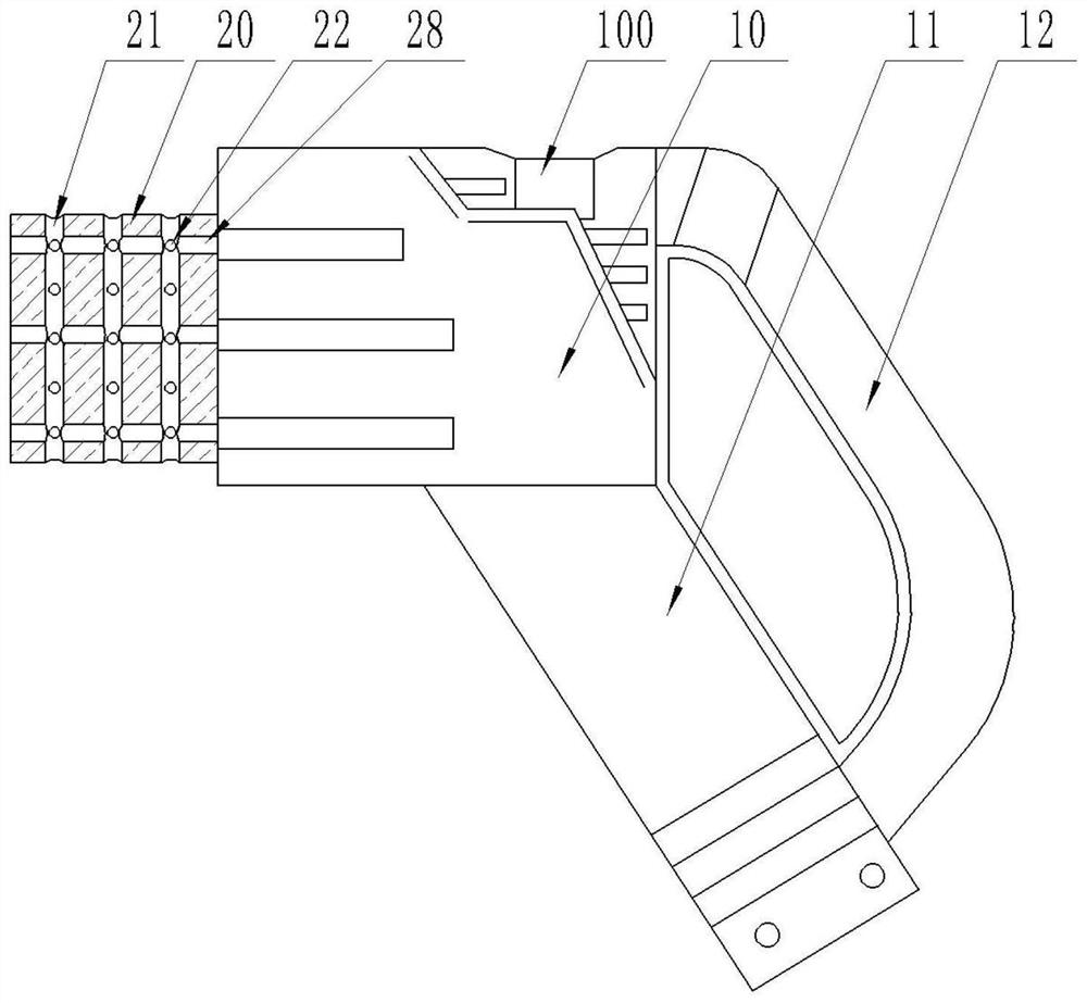 Breathing unfreezing charging gun, charging pile with charging gun and method