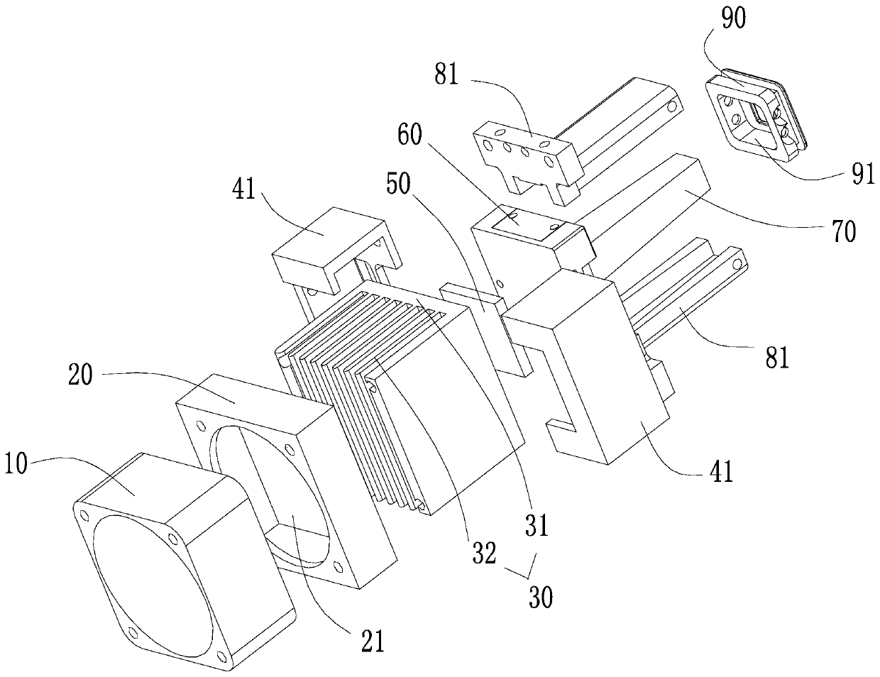 Handheld semiconductor laser beauty device