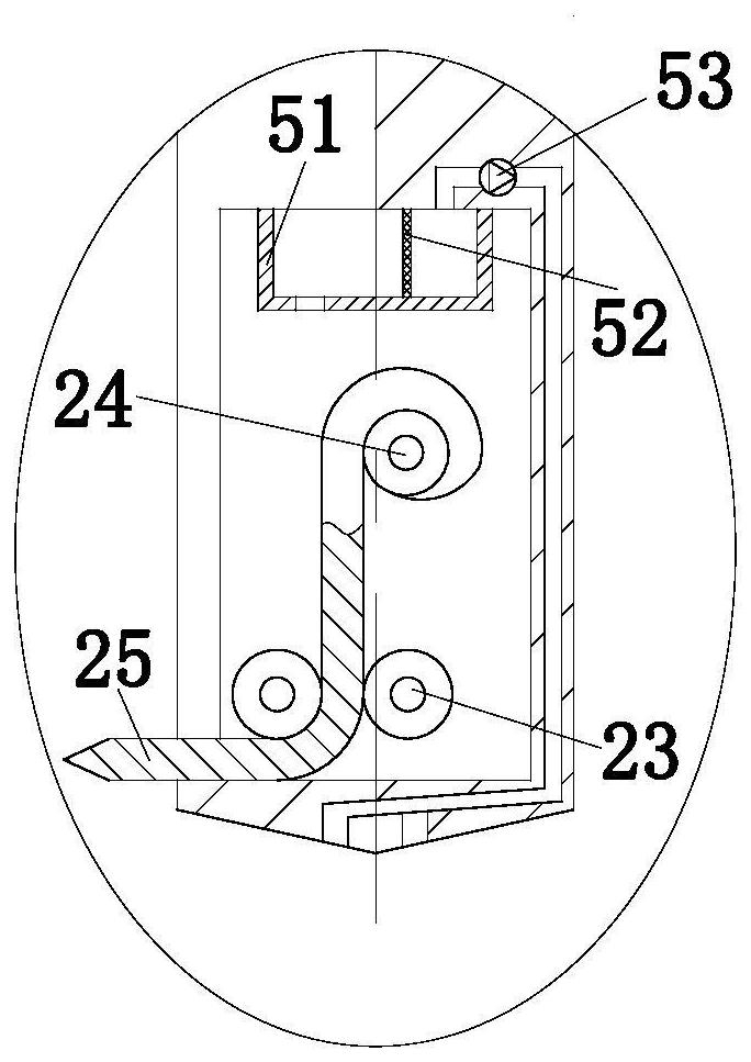 A medical orthopedic surgery plate broken nail processing instrument