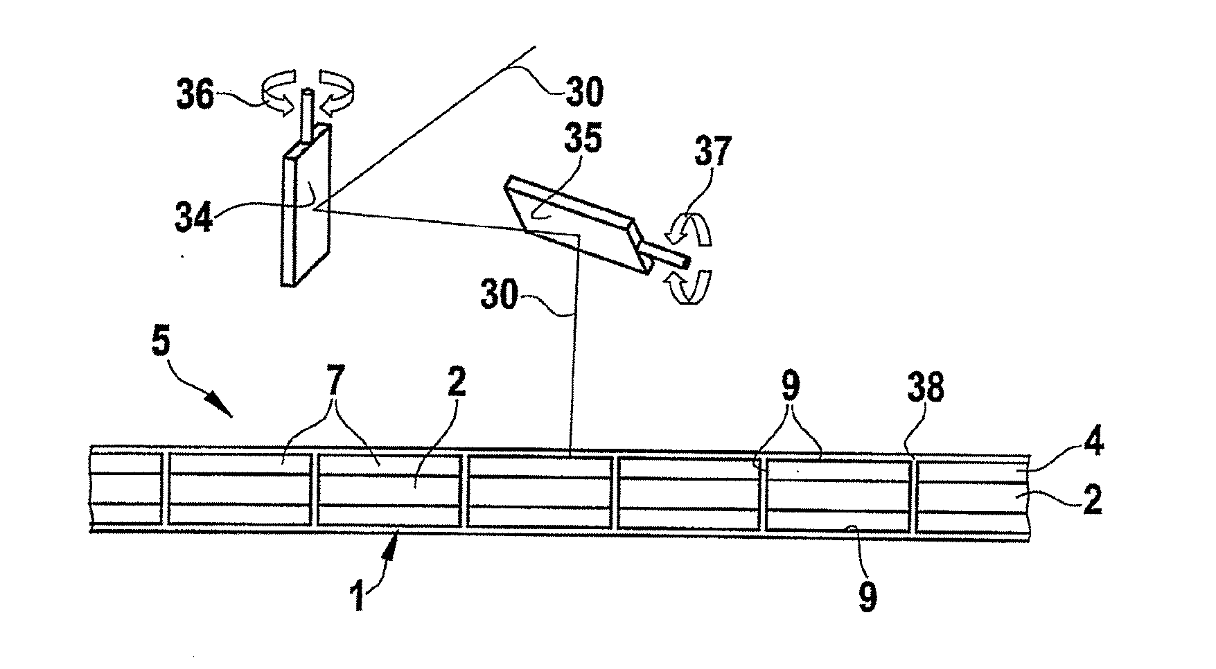 Method for production of a multi-layer analysis element