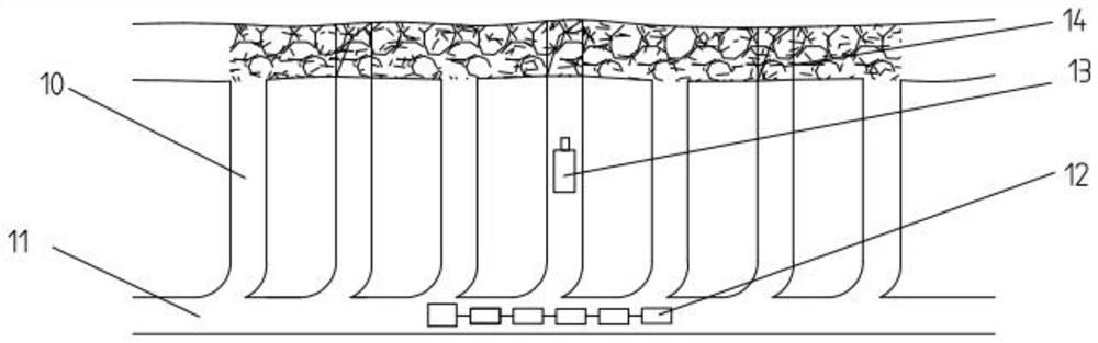 A mining method for steeply inclined thin-vein tungsten ore body with unstable surrounding rock