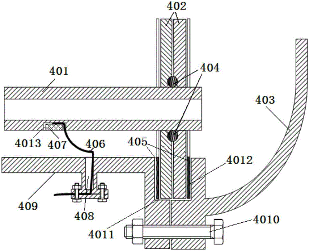 Visual testing system for heat transfer and scale inhibition property of oil sealing water cooler of oil refining device