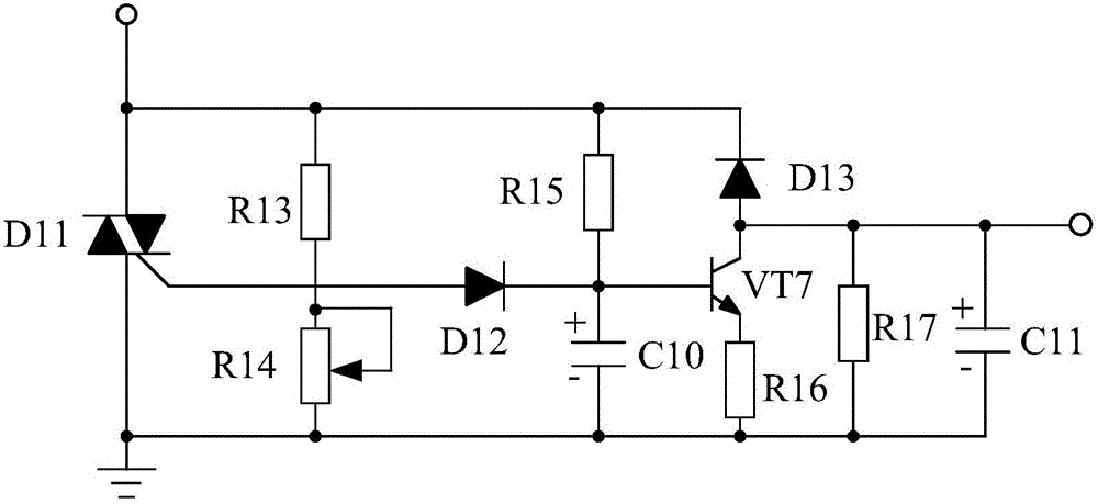 Dimmable LED constant-current output driving system based on power amplifying circuit