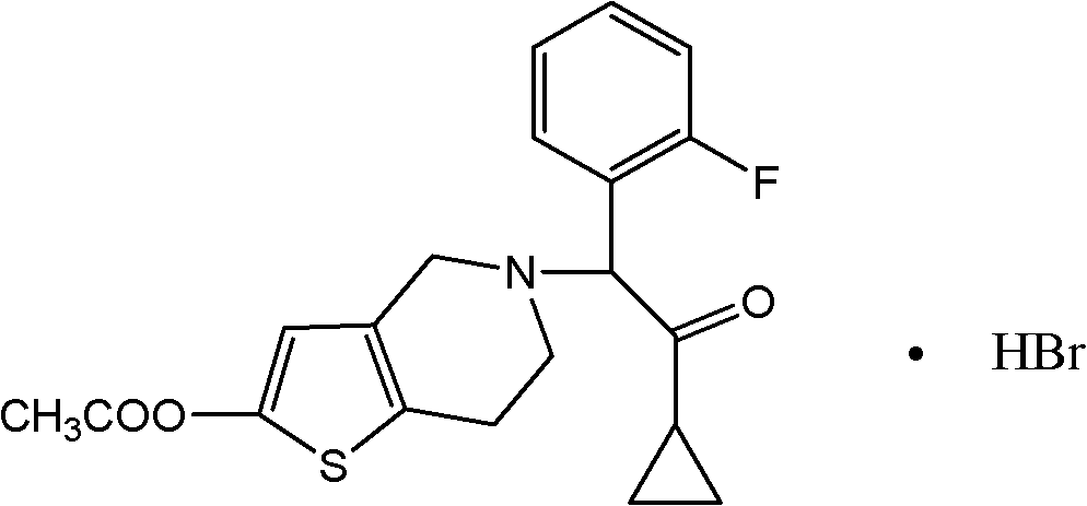 Prasugrel hydrobromide tablet