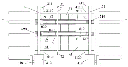 Efficient bridge provided with automatic cleaning type expansion joint device