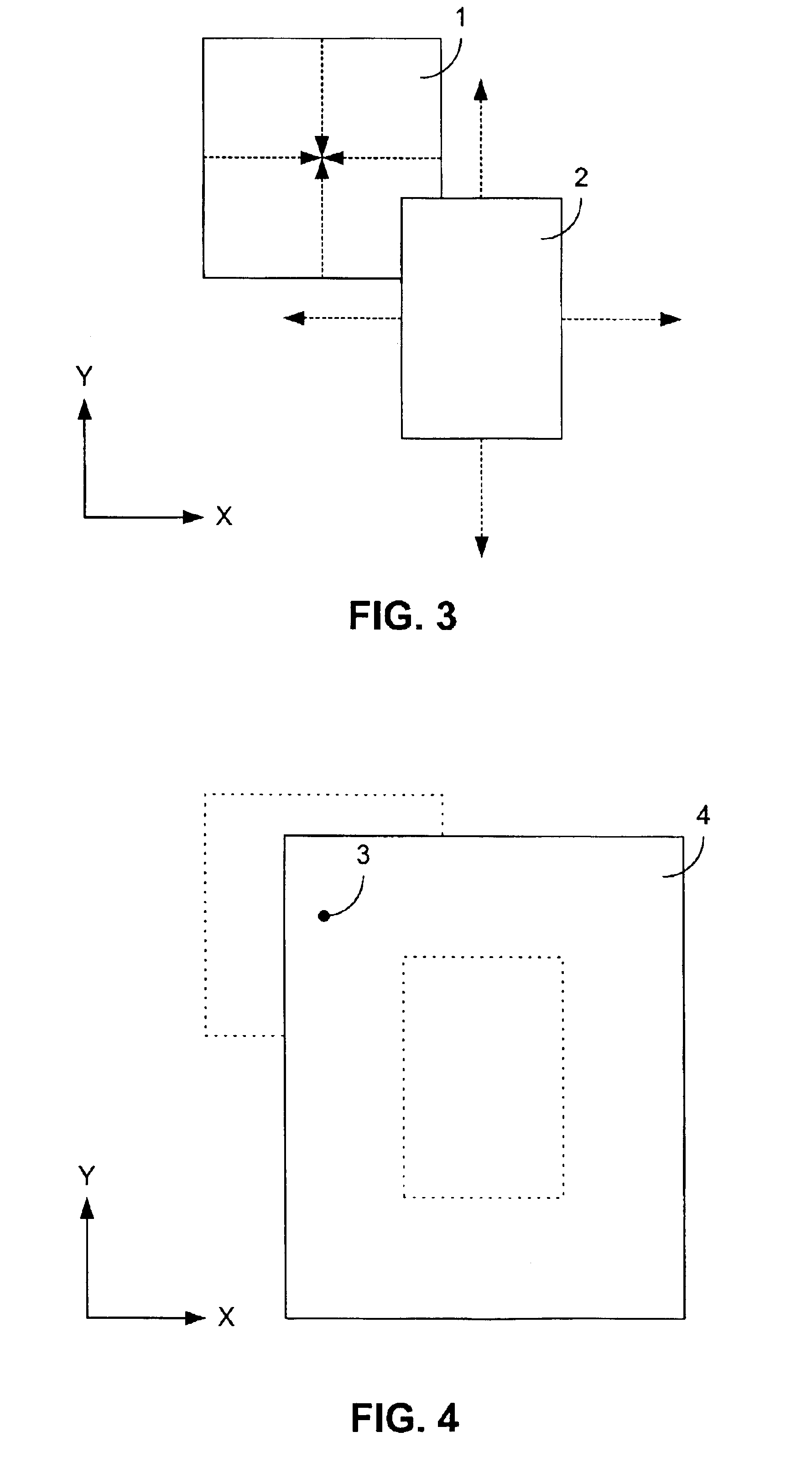 Method for determining whether two rectangles of an electronic circuit structure overlap