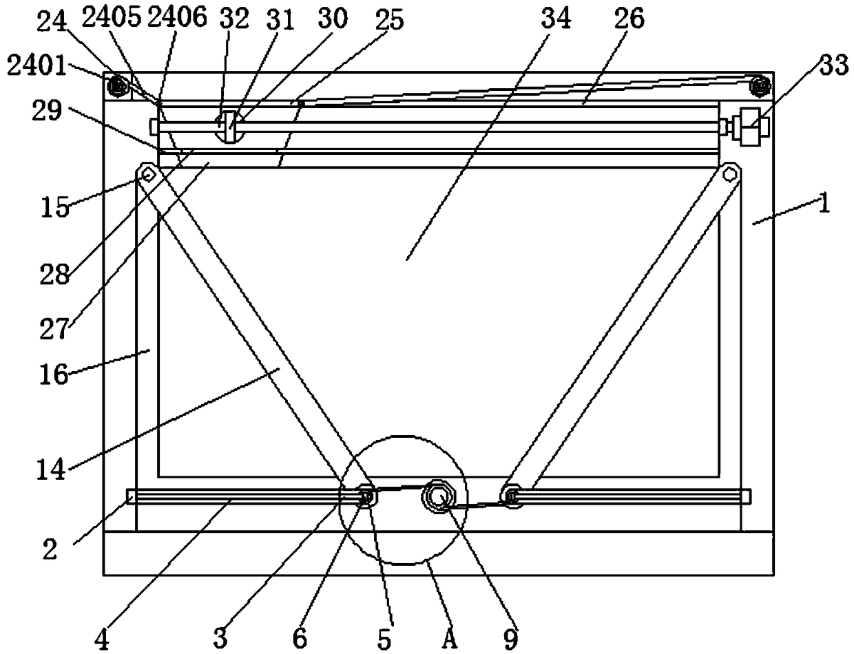 Textile storage device with conveying, automatic article arrangement and falling prevention function