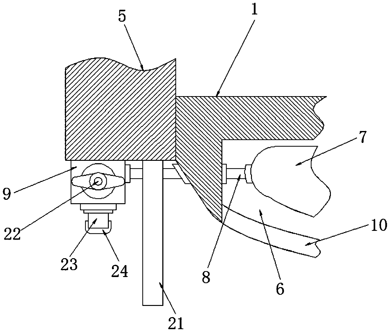 A nasal cavity filling air bag device for transnasal neuroendoscopic surgery