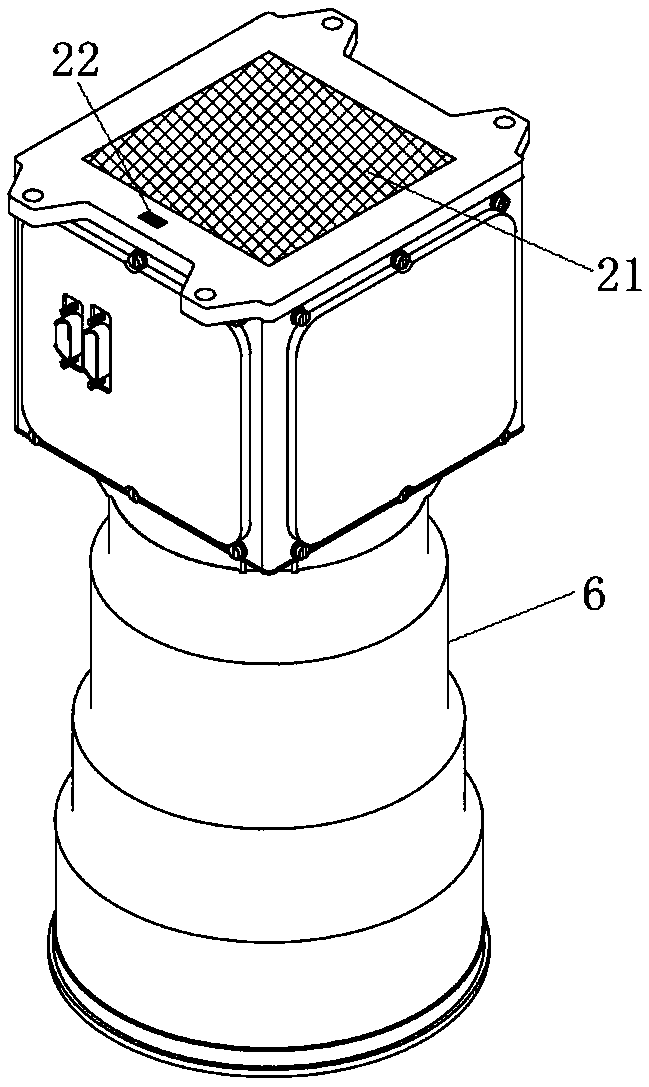 Star gazing testing device and method for evaluating thermal stability of star sensors