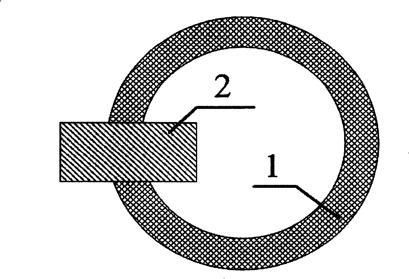Self-resonance structure based on open hole resonance loop