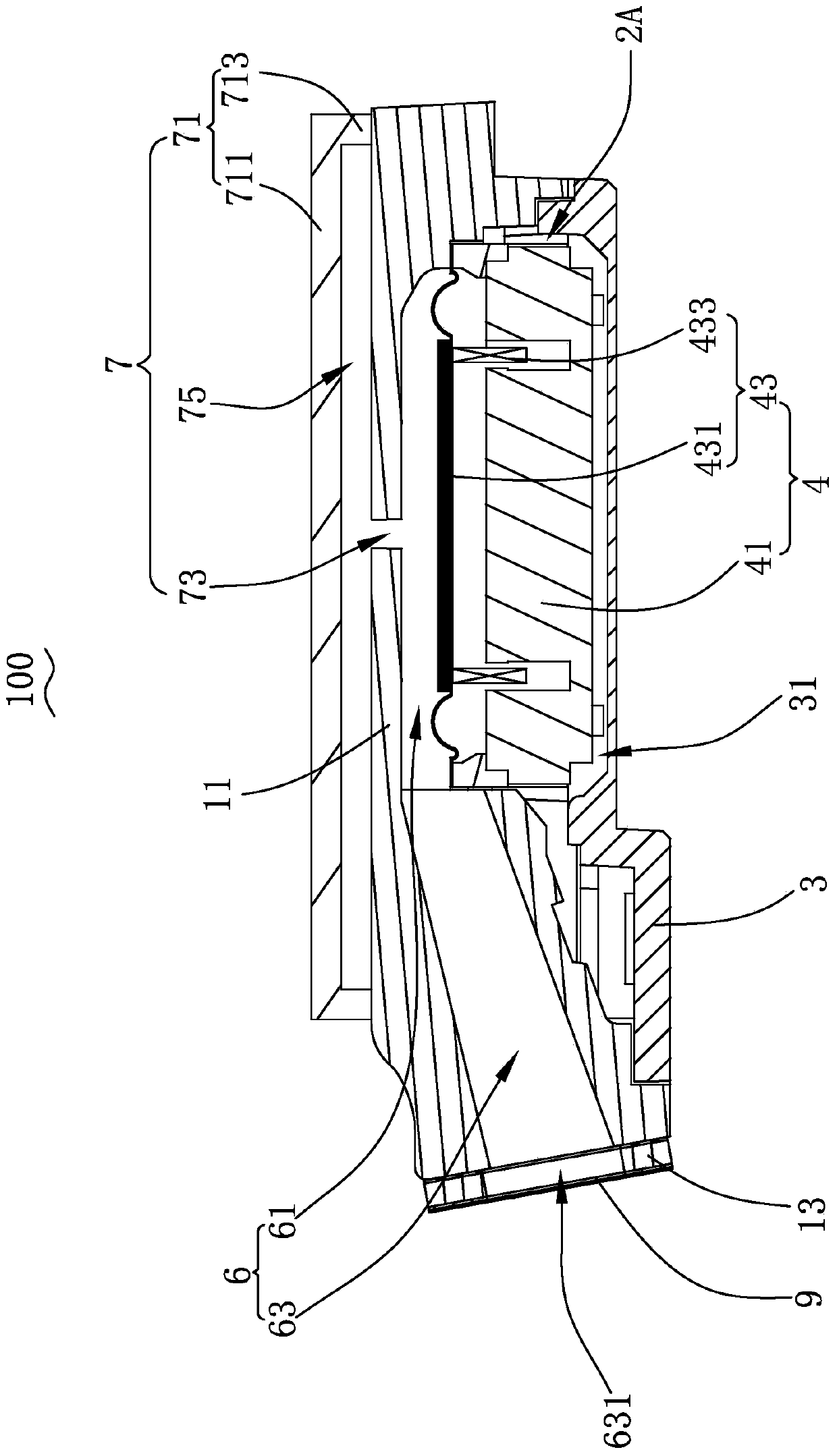 Speaker box and electronic equipment with the speaker box