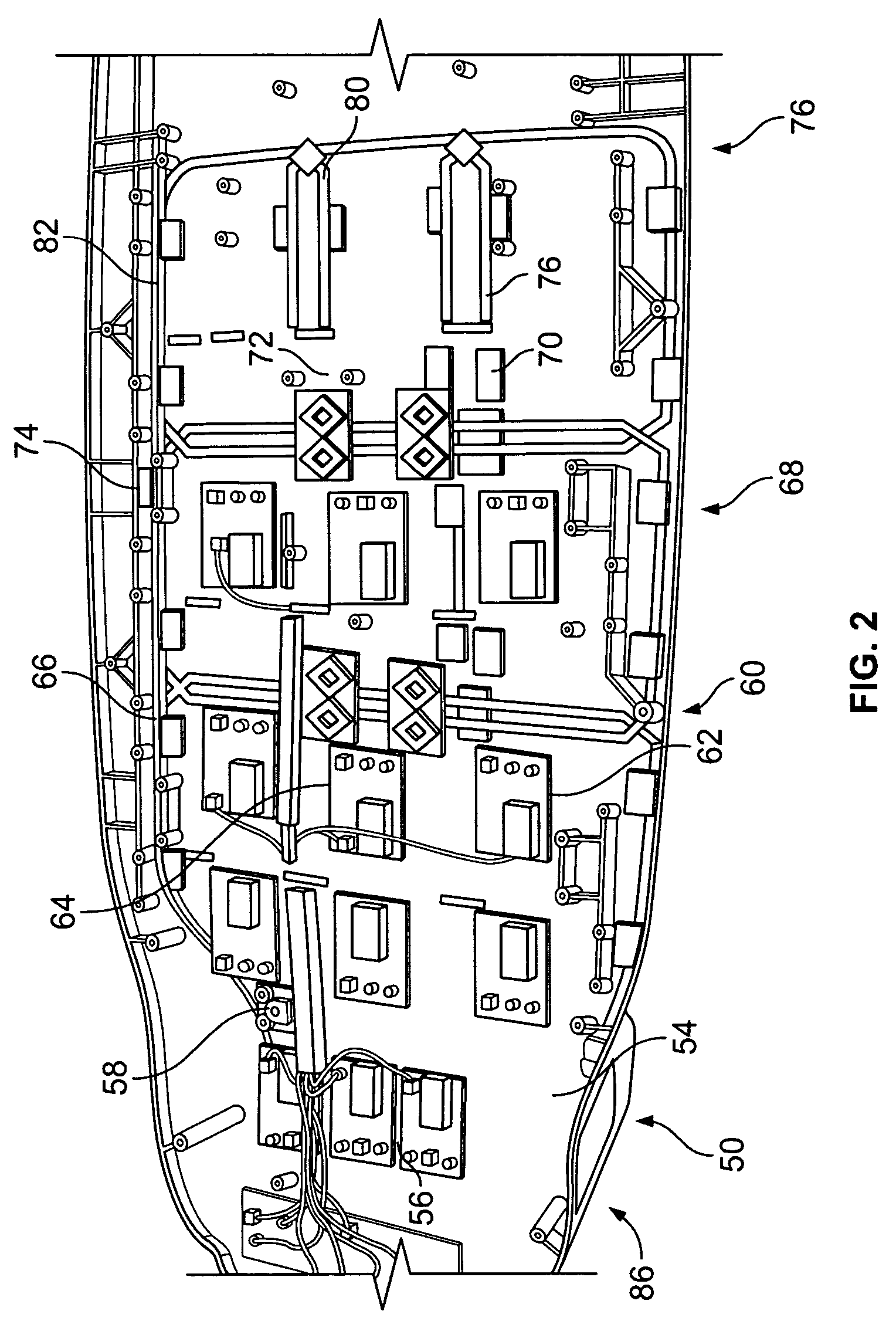 Cervical-thoracic-lumbar spine phased array coil for Magnetic Resonance Imaging
