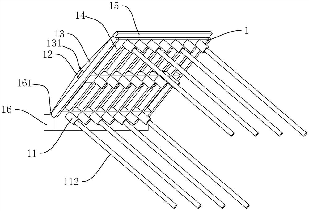 Slope reinforcement device for building municipal engineering