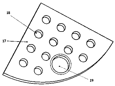 Multifunctional special sample holder for irradiation and using method