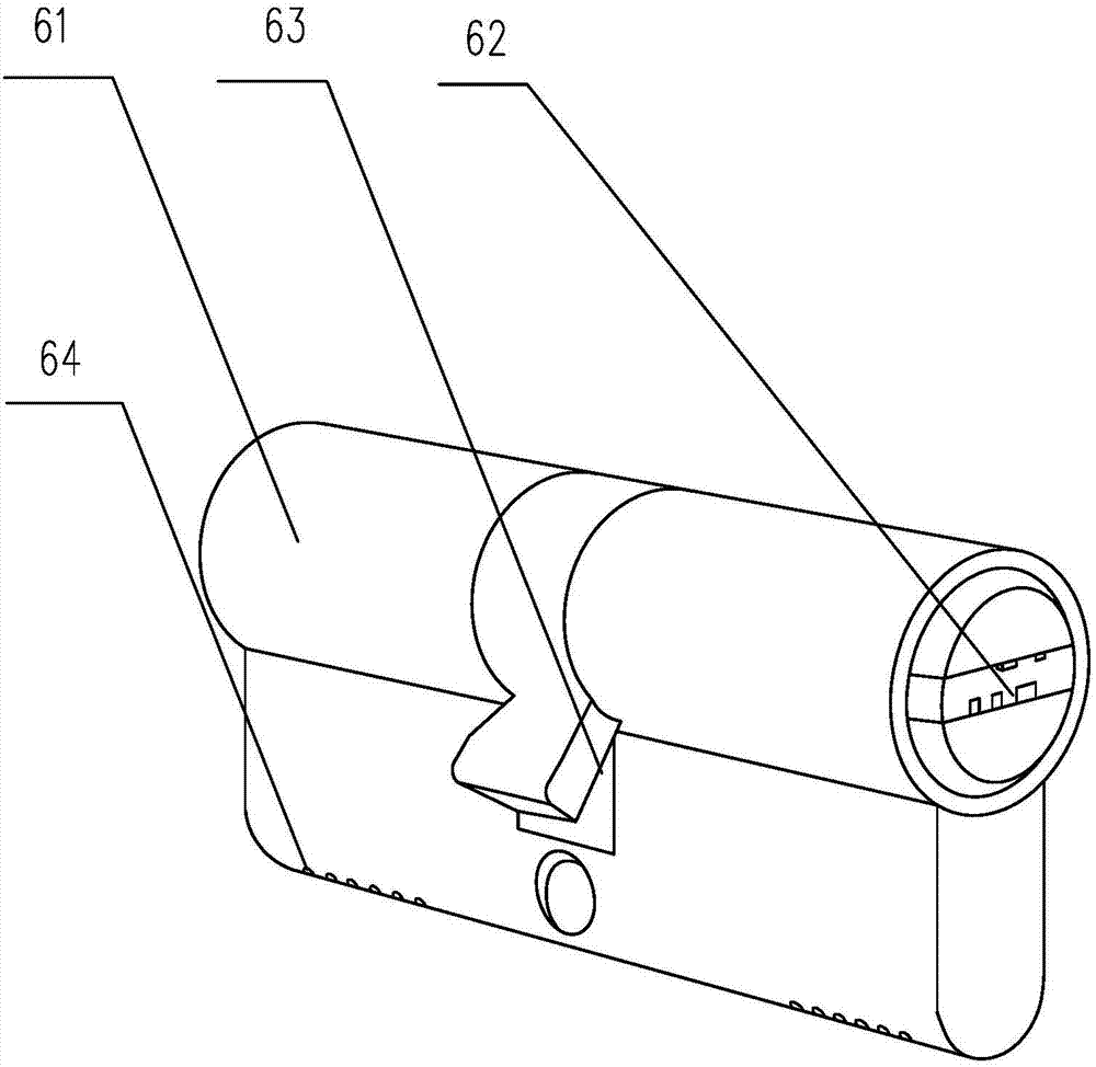 Lock cylinder shell machining device