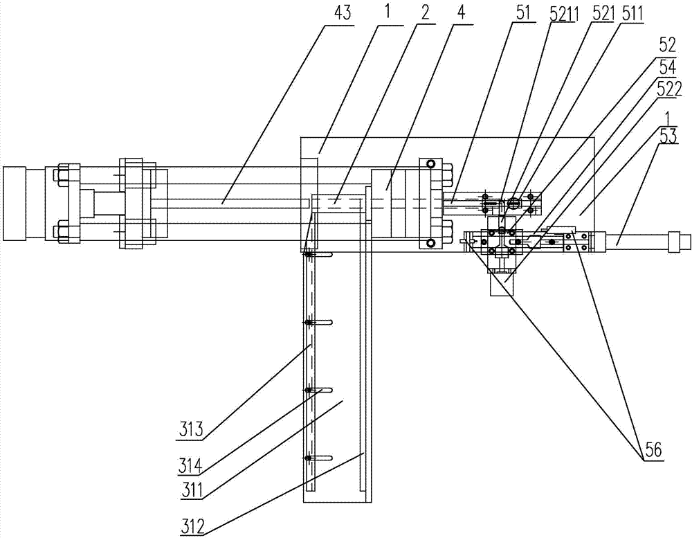 Lock cylinder shell machining device