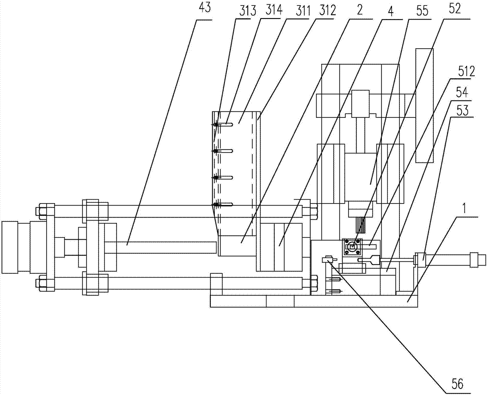 Lock cylinder shell machining device