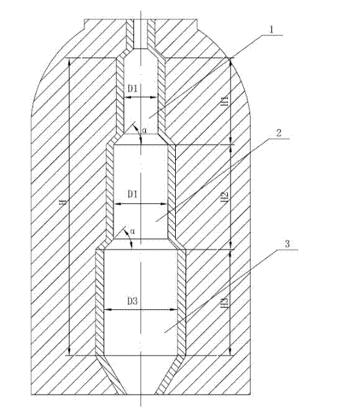 Multistage series-connection gasifier chamber structure