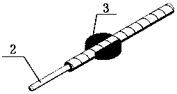 A Fixing Method for Fluorescent Temperature Measuring Sensor Inside Transformer