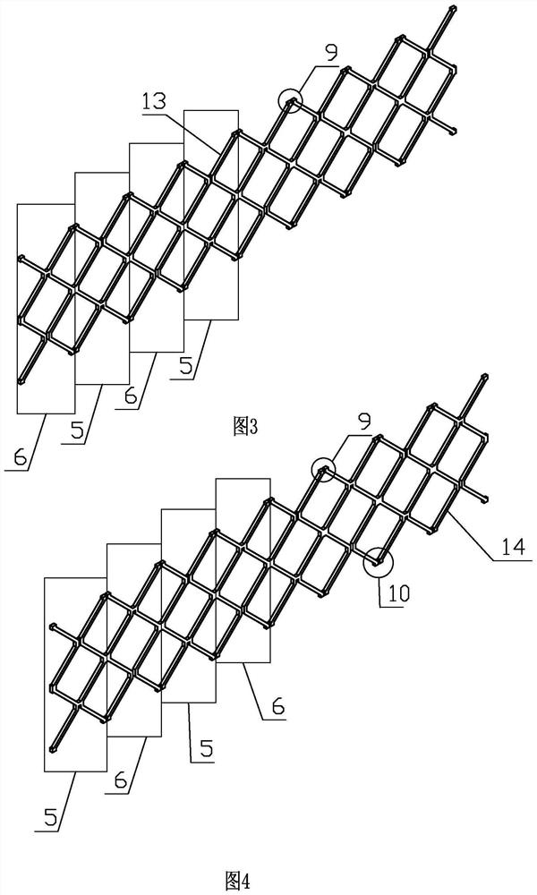 A kind of dot matrix core structure and its cutting interlocking preparation method