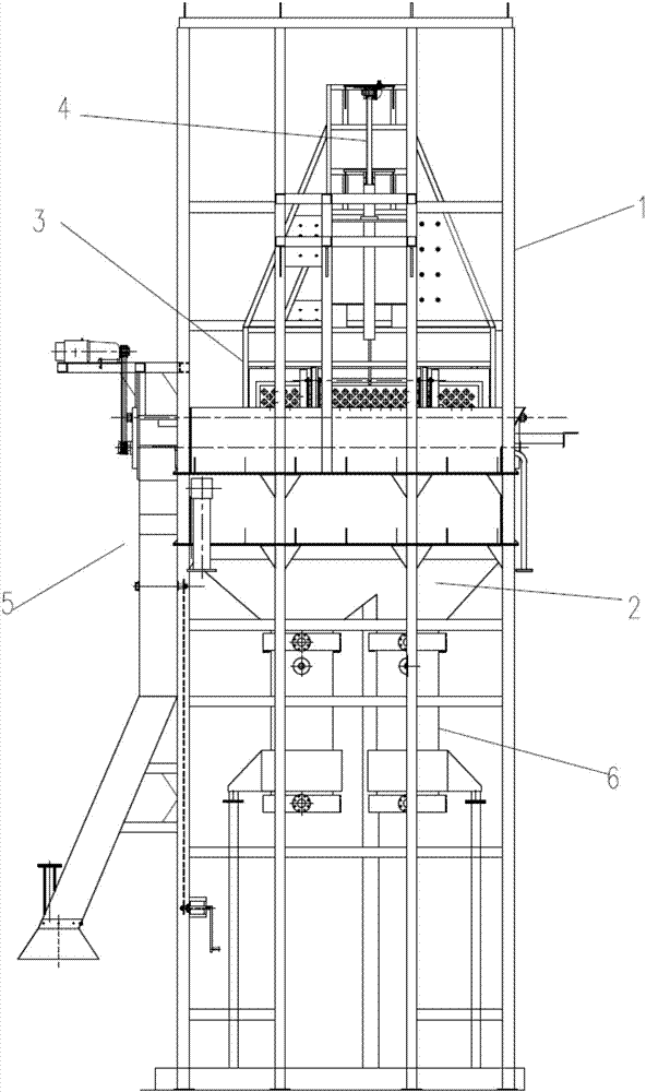 A food waste slag liquid separator