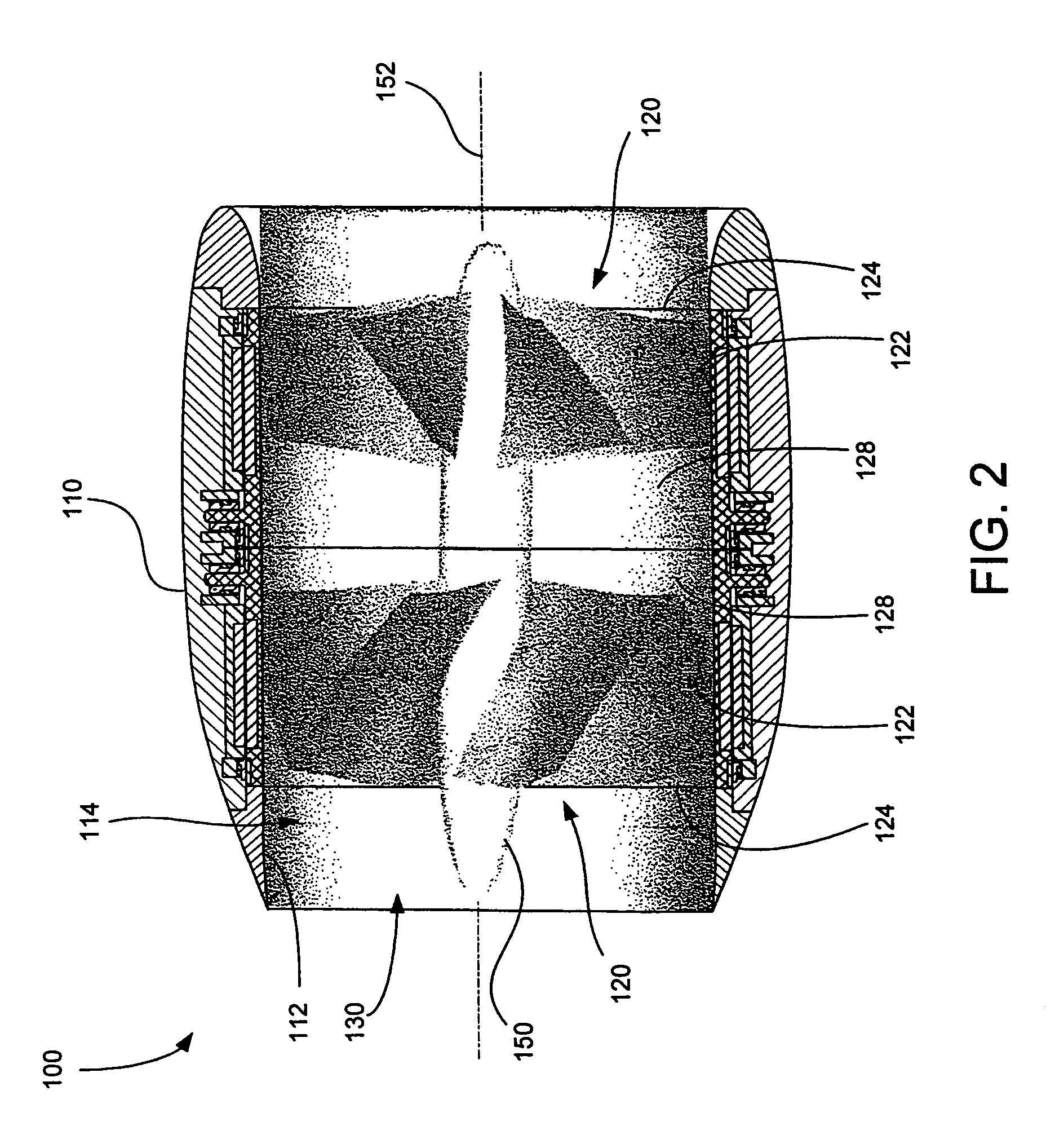 Pod propulsion system with rim-mounted bearings