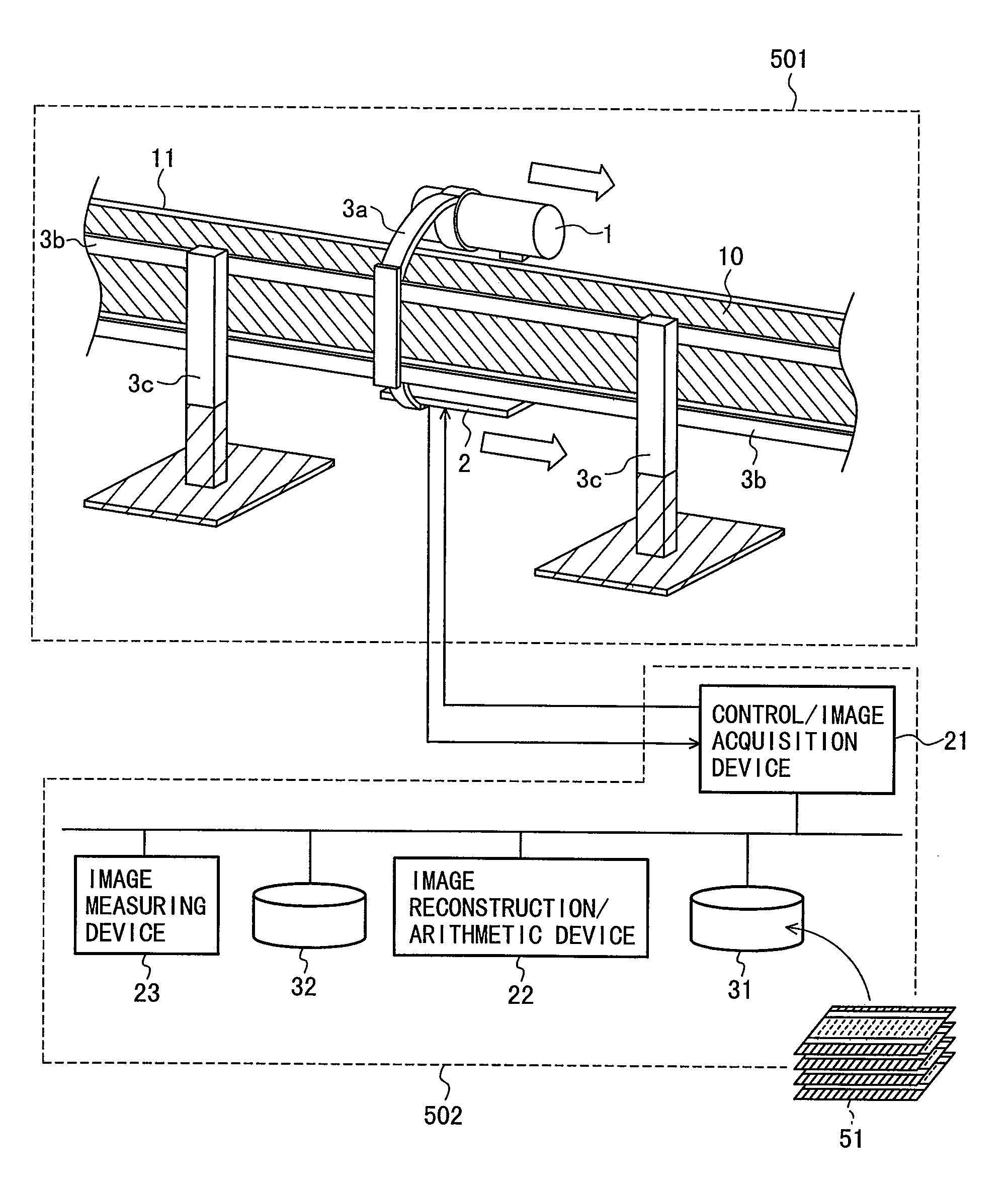 Method for inspecting pipes, and radiographic non-destructive inspection apparatus