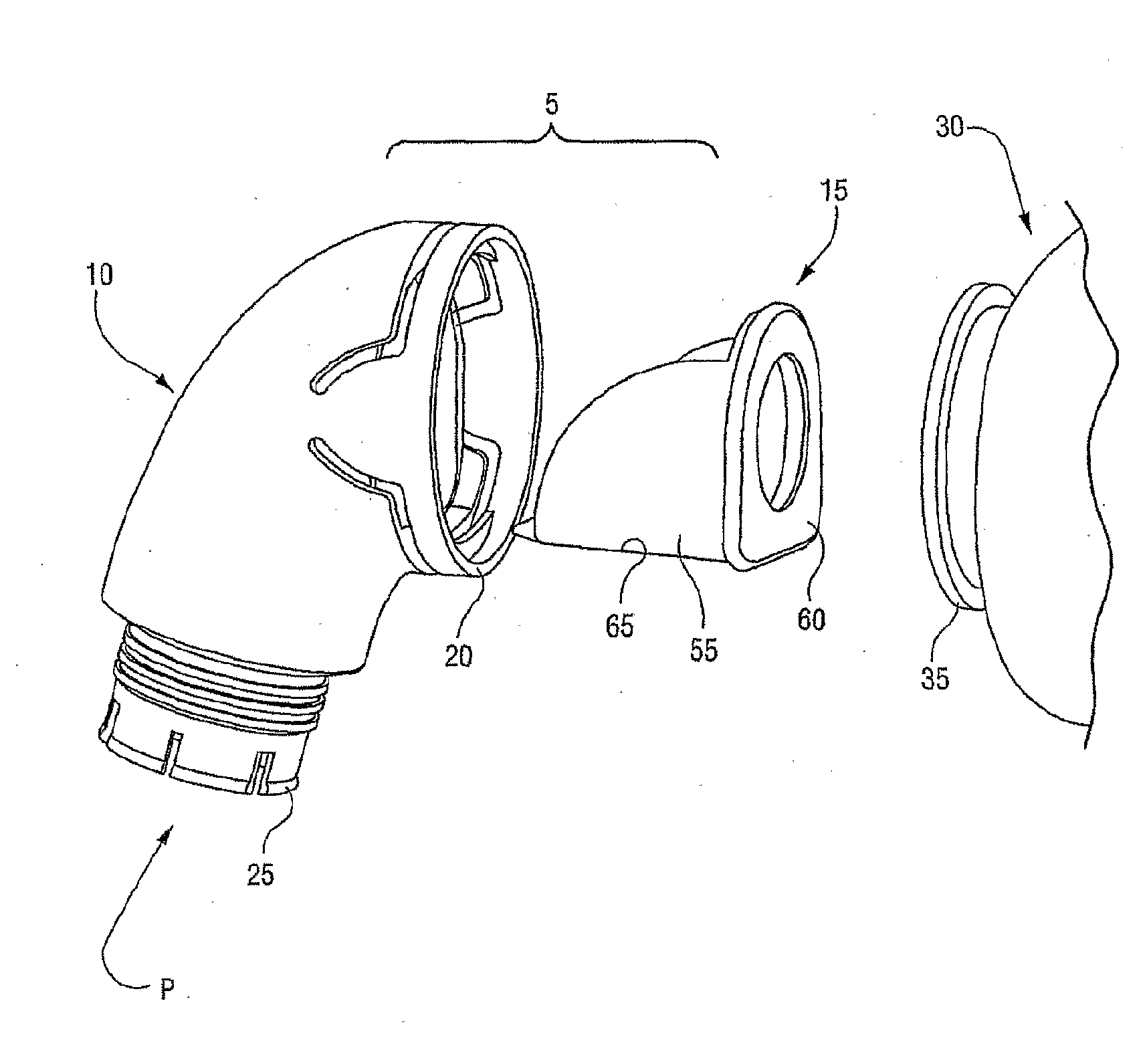 Anti-Asphyxia Valve Assembly for Respirator Mask