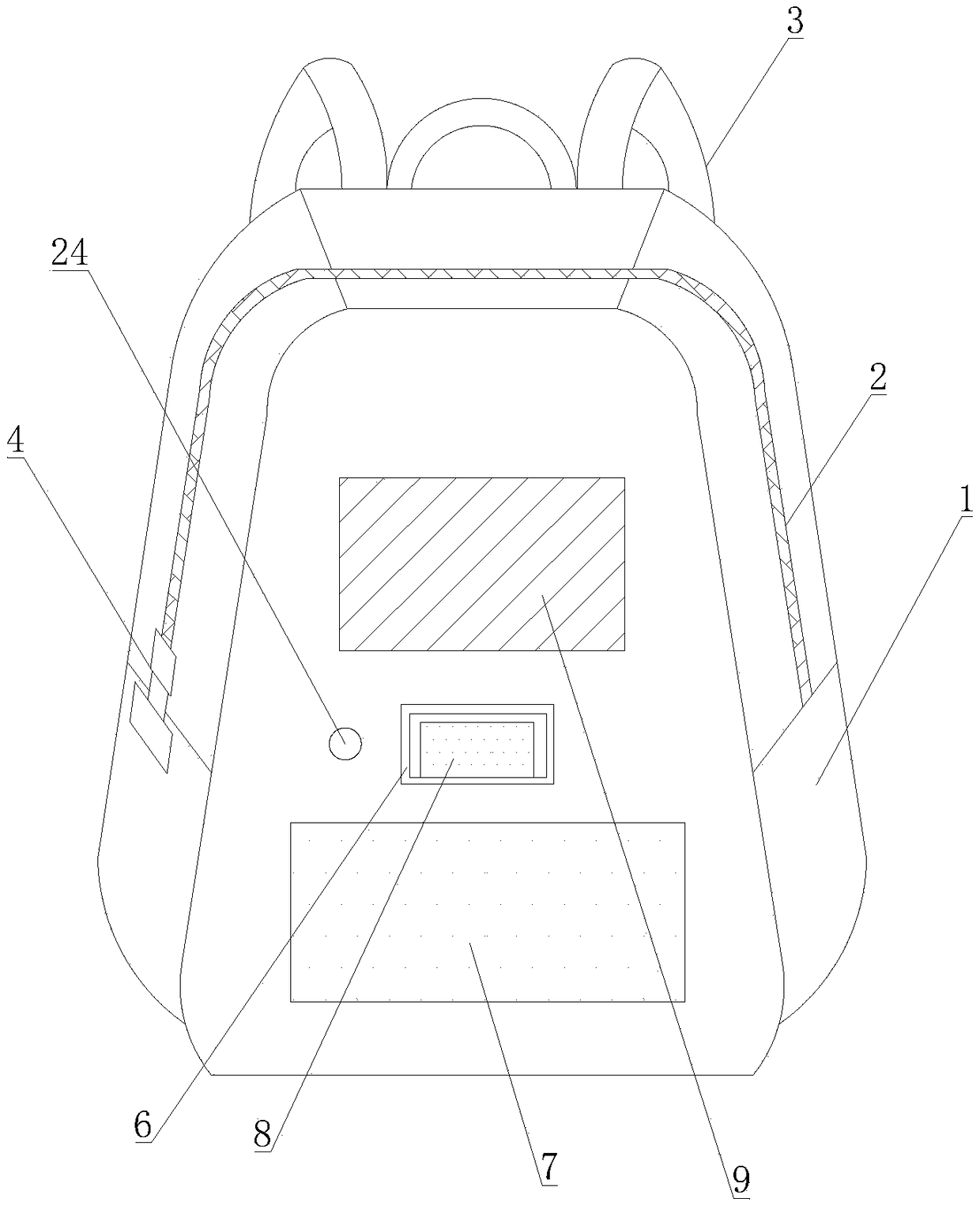 School bag and anti-theft system thereof