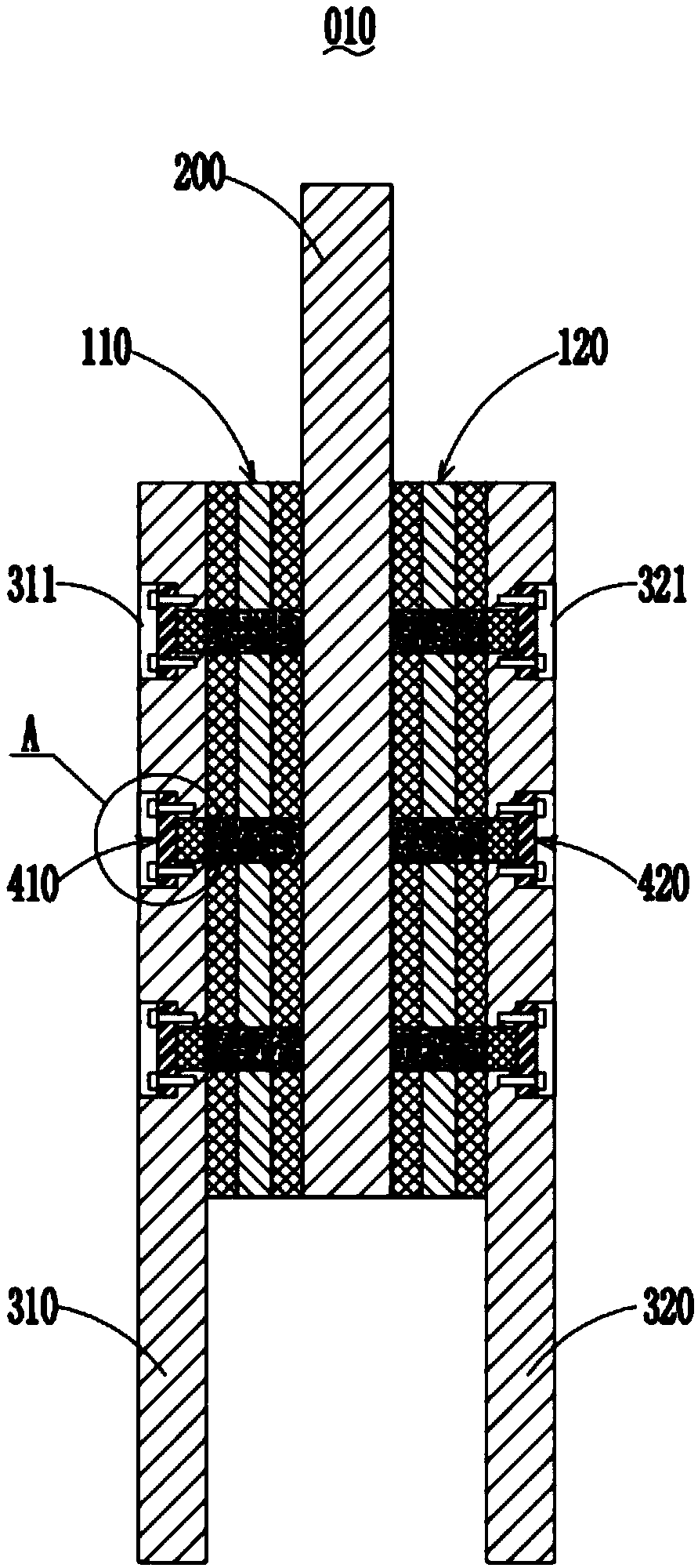 Viscoelastic damper and building installation structure thereof