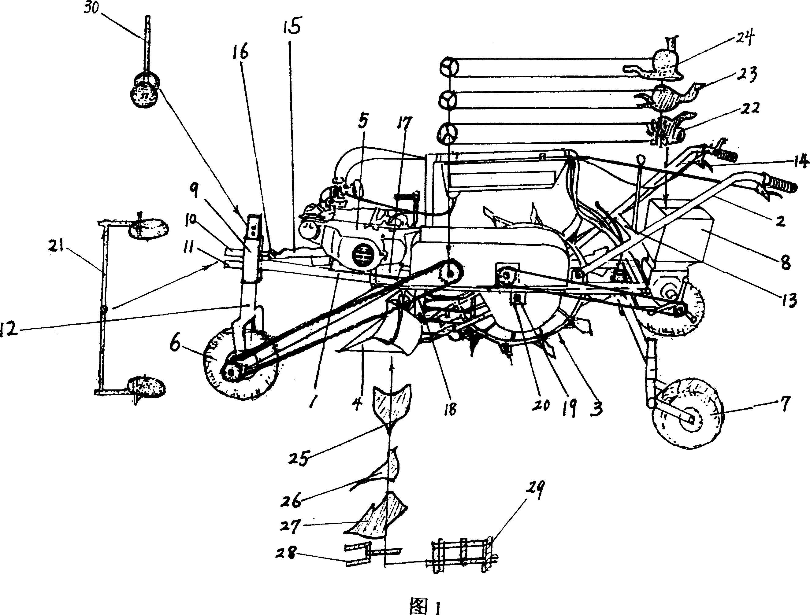 Engine plough