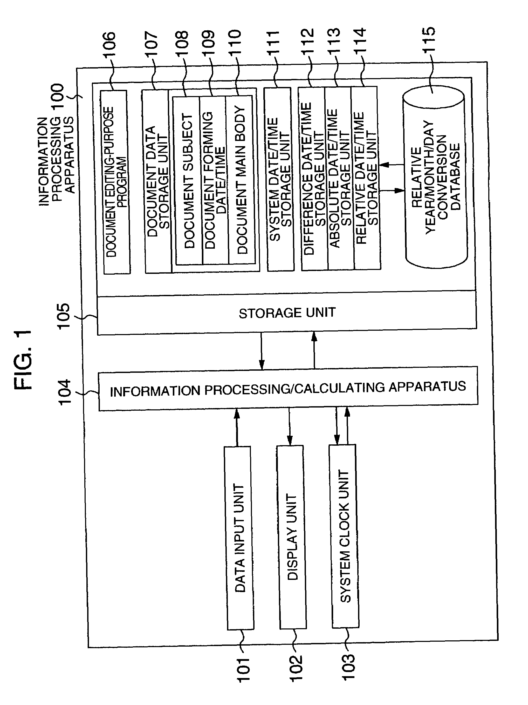 Time information display system