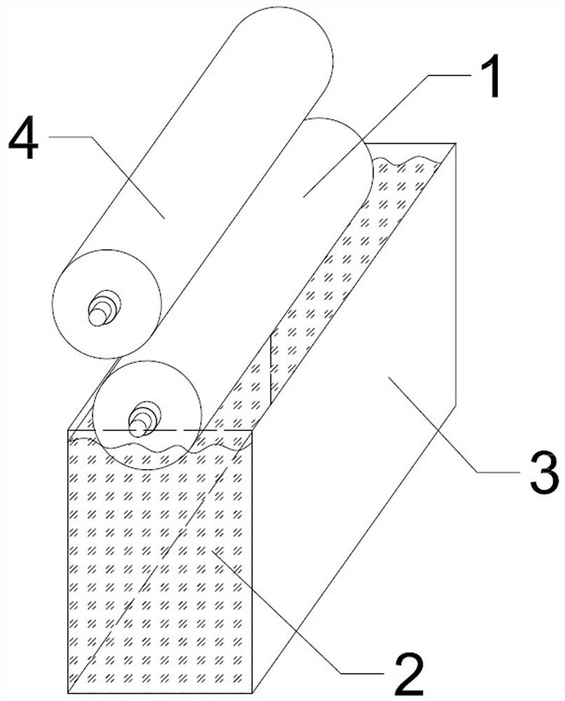 Method for winding and roll-coating element