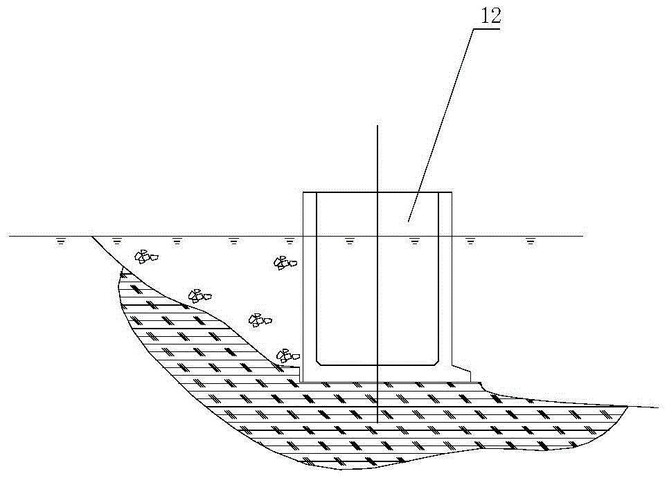 Milling and forming system of gravity type wharf foundation bed and construction method of gravity type wharf structure