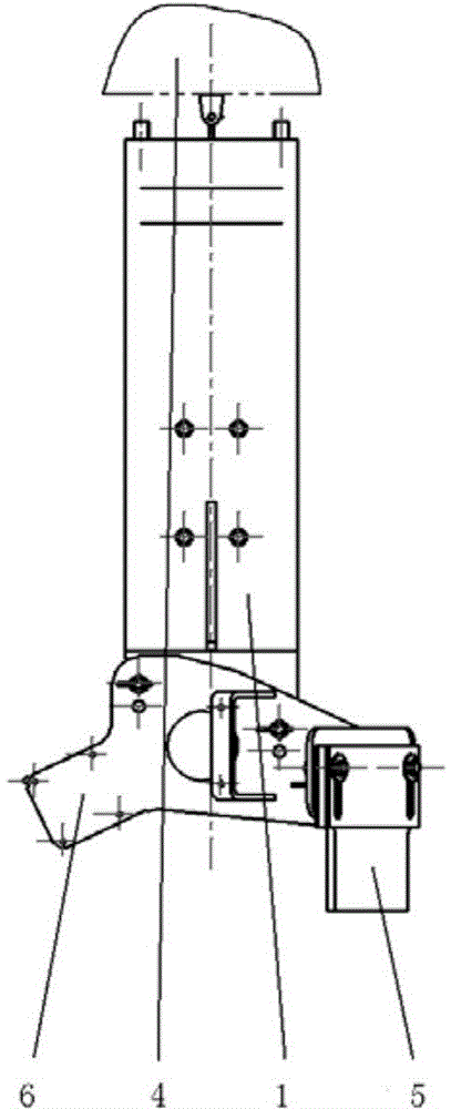 Railway locomotive stone sweeper