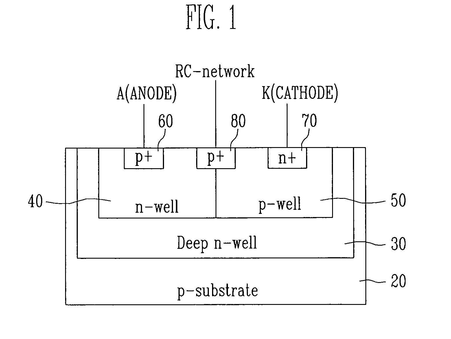 Triple-well low-voltage-triggered ESD protection device