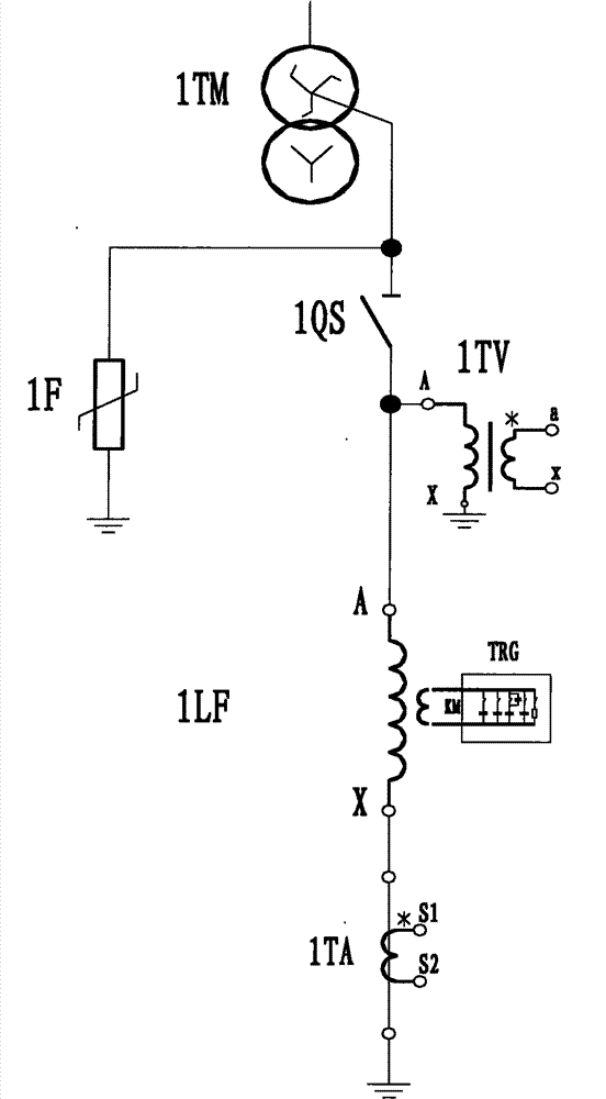 Capacitance-adjusting type arc suppression coil complete device and operation mod of same