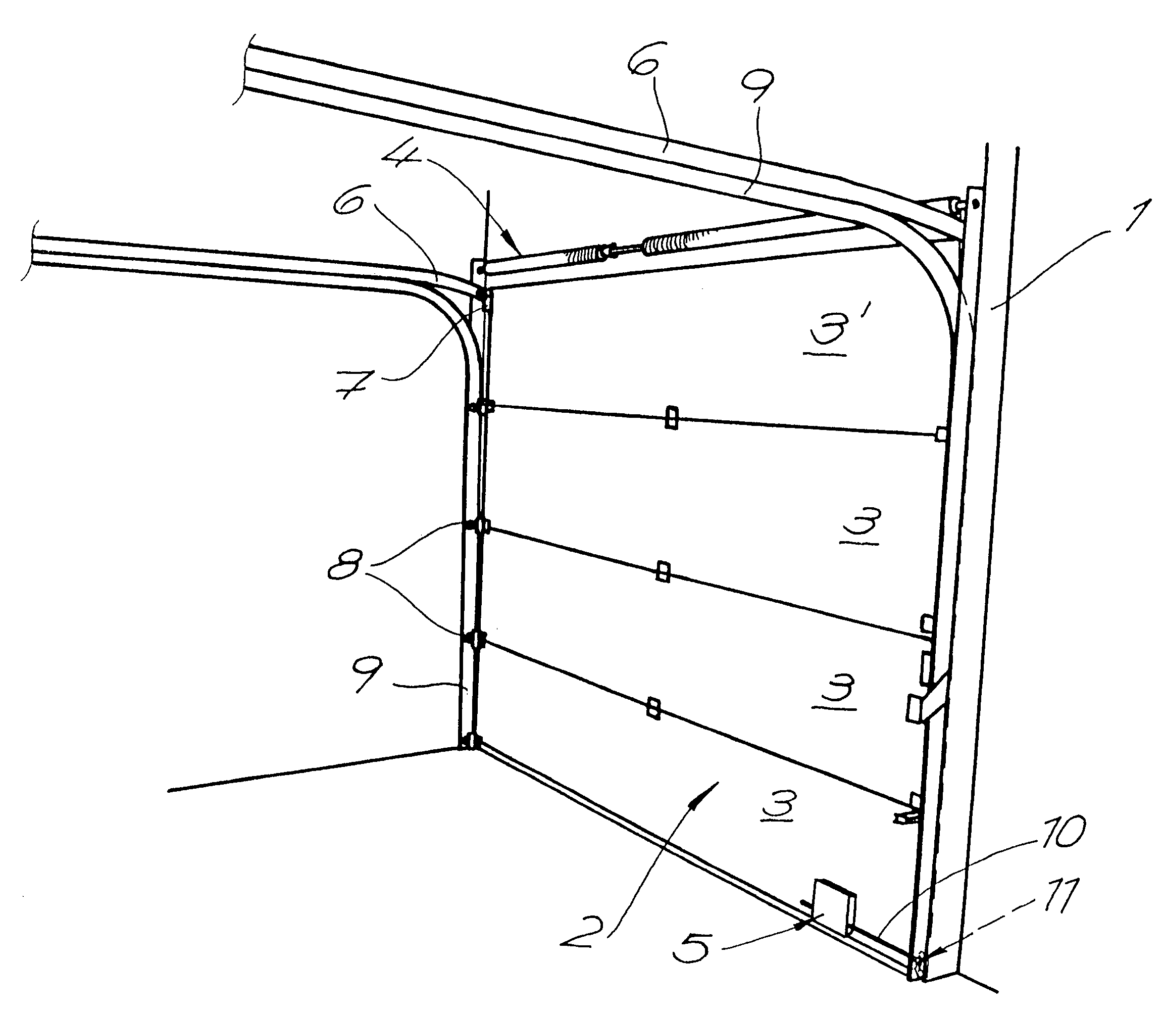 Sectional door